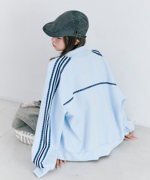 DOLCE&GABBANA◇23SS/トラックジャケット/ジャージ/48/ウール/NVY