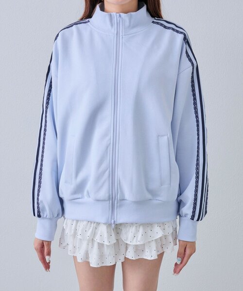 OLIVE des OLIVE（オリーブデオリーブ）の「トラックジャケット（ジャージ・レディース・サックスブルー/ブラック/ブラウン・FREE）」の22枚目の写真