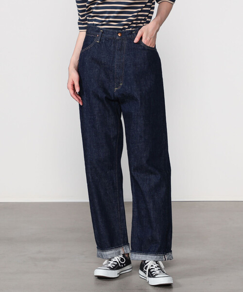 パンツ orSlow high waist selvedge denim pants orSlow（オアスロウ）の「orSlow | HIGH WAIST SELVEDGE DENIM PANTS