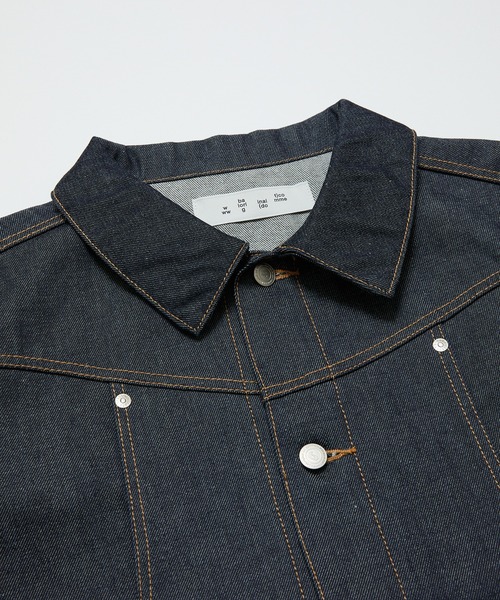 bal(バル)の「CURB POCKET DENIM JACKET(デニムジャケット・メンズ・インディゴブルー/ブラック・2/1/3)」の8枚目の写真