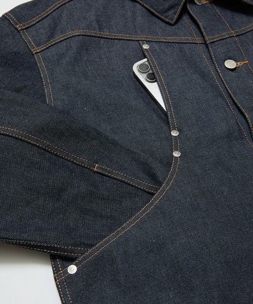 bal(バル)の「CURB POCKET DENIM JACKET(デニムジャケット・メンズ・インディゴブルー/ブラック・2/1/3)」の12枚目の写真