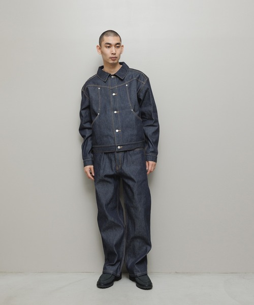 bal(バル)の「CURB POCKET DENIM JACKET(デニムジャケット・メンズ・インディゴブルー/ブラック・2/1/3)」の14枚目の写真