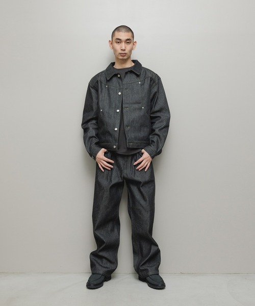 bal(バル)の「CURB POCKET DENIM JACKET(デニムジャケット・メンズ・インディゴブルー/ブラック・2/1/3)」の18枚目の写真