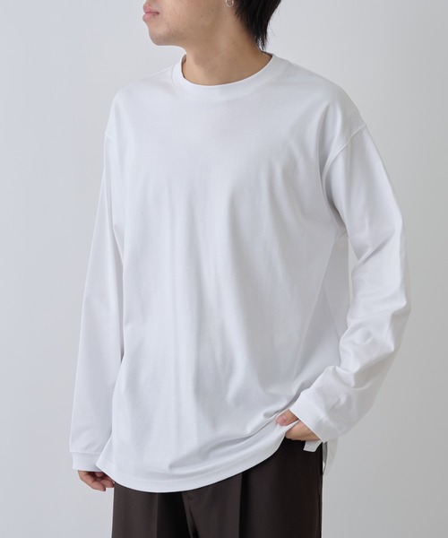 COLONY 2139（コロニートゥーワンスリーナイン）の「フェードコットンミニマル長袖TEE（Tシャツ/カットソー・メンズ・グレー/ブラック/ホワイト・MEDIUM/LARGE）」の12枚目の写真