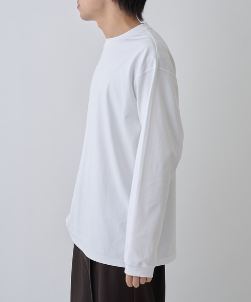 COLONY 2139（コロニートゥーワンスリーナイン）の「フェードコットンミニマル長袖TEE（Tシャツ/カットソー・メンズ・グレー/ブラック/ホワイト・MEDIUM/LARGE）」の13枚目の写真