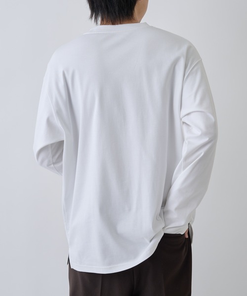 COLONY 2139（コロニートゥーワンスリーナイン）の「フェードコットンミニマル長袖TEE（Tシャツ/カットソー・メンズ・グレー/ブラック/ホワイト・MEDIUM/LARGE）」の14枚目の写真