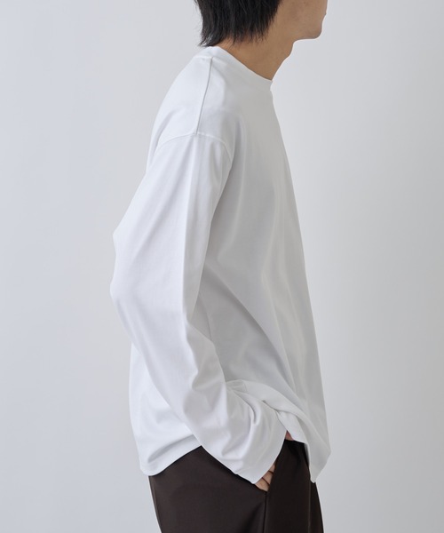 COLONY 2139（コロニートゥーワンスリーナイン）の「フェードコットンミニマル長袖TEE（Tシャツ/カットソー・メンズ・グレー/ブラック/ホワイト・MEDIUM/LARGE）」の15枚目の写真