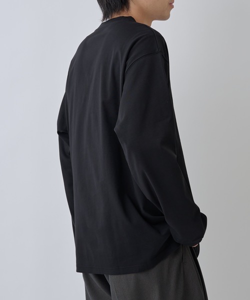 COLONY 2139（コロニートゥーワンスリーナイン）の「フェードコットンミニマル長袖TEE（Tシャツ/カットソー・メンズ・グレー/ブラック/ホワイト・MEDIUM/LARGE）」の19枚目の写真