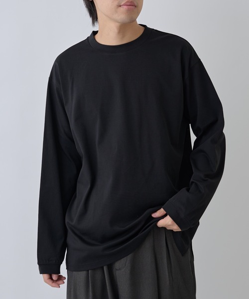 COLONY 2139（コロニートゥーワンスリーナイン）の「フェードコットンミニマル長袖TEE（Tシャツ/カットソー・メンズ・グレー/ブラック/ホワイト・MEDIUM/LARGE）」の16枚目の写真