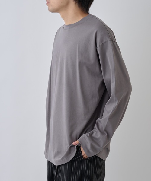 COLONY 2139（コロニートゥーワンスリーナイン）の「フェードコットンミニマル長袖TEE（Tシャツ/カットソー・メンズ・グレー/ブラック/ホワイト・MEDIUM/LARGE）」の21枚目の写真