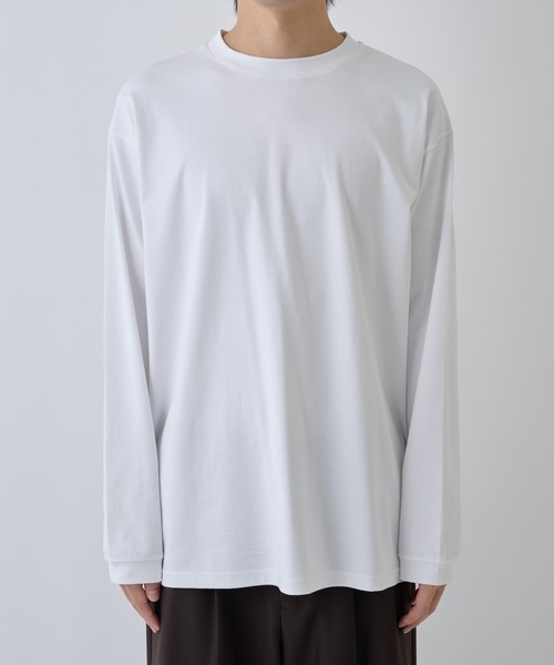 COLONY 2139（コロニートゥーワンスリーナイン）の「フェードコットンミニマル長袖TEE（Tシャツ/カットソー・メンズ・グレー/ブラック/ホワイト・MEDIUM/LARGE）」の6枚目の写真