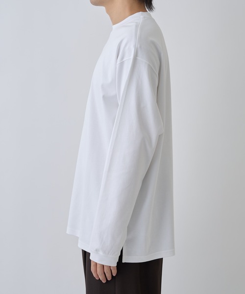 COLONY 2139（コロニートゥーワンスリーナイン）の「フェードコットンミニマル長袖TEE（Tシャツ/カットソー・メンズ・グレー/ブラック/ホワイト・MEDIUM/LARGE）」の7枚目の写真