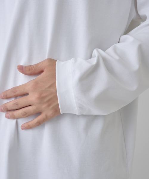 COLONY 2139（コロニートゥーワンスリーナイン）の「フェードコットンミニマル長袖TEE（Tシャツ/カットソー・メンズ・グレー/ブラック/ホワイト・MEDIUM/LARGE）」の10枚目の写真