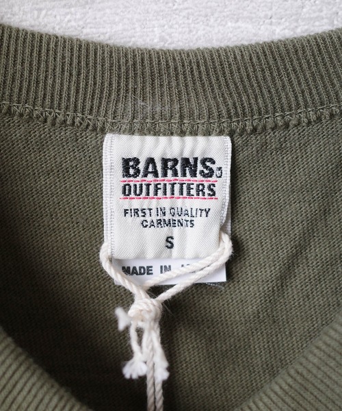 BARNS OUTFITTERS（バーンズアウトフィッターズ）の「【PH2】【BARNS OUTFITTERS】TSURI-AMI SS VN-T 吊り編み ショートスリーブ Vネック Tシャツ（Tシャツ/カットソー・メンズ・オリーブ/レッド系その他/オリーブドラブ/ゴールド/ピンク系その他・SMALL）」の9枚目の写真