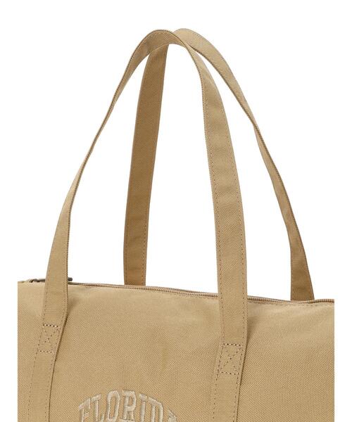 Samansa Mos2（サマンサ モスモス）の「カレッジ刺繍ボストンバッグ（ハンドバッグ・レディース・ベージュ/ブラック・F）」の10枚目の写真