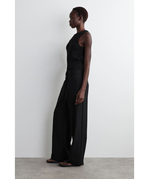 セール】フルイドドローストリングトラウザーズ（スラックス）｜COS