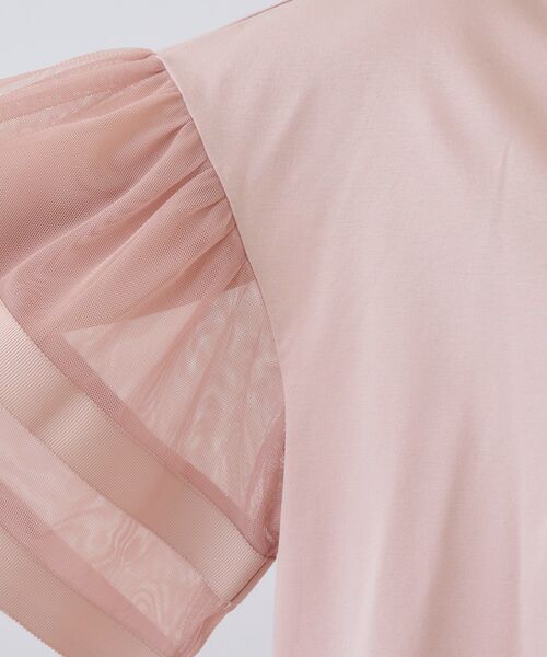 INDIVI（インディヴィ）の「チュールスリーブカットソー（Tシャツ/カットソー・レディース・ホワイト/ピンク/ブラック・05/13/38/15 ）」の20枚目の写真