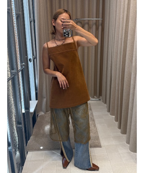ELCHELE(エルチェレ)の「ZIP OPEN E01 DENIM(デニムパンツ・レディース・インディゴブルー・24/25/26)」の10枚目の写真