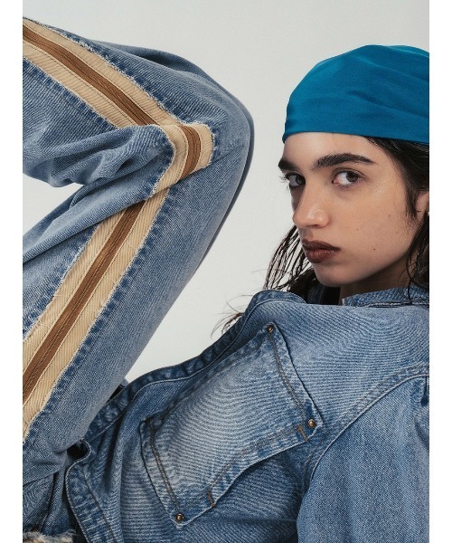 ELCHELE(エルチェレ)の「ZIP OPEN E01 DENIM(デニムパンツ・レディース・インディゴブルー・24/25/26)」の3枚目の写真