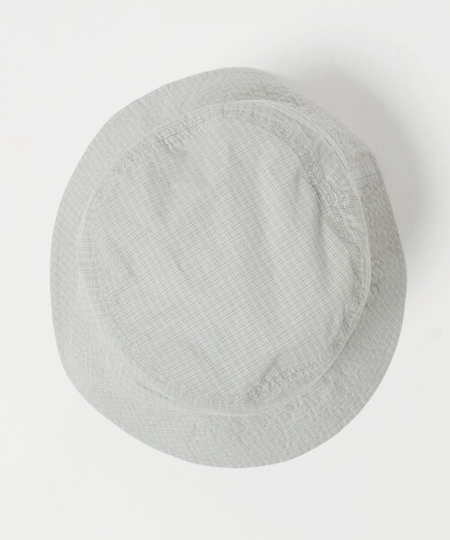 Steven Alan（スティーブンアラン）の「＜Steven Alan＞ 60 コンパクトヤーン チェック バケット ハット（ハット・メンズ・グレー系/ネイビー・FREE）」の6枚目の写真