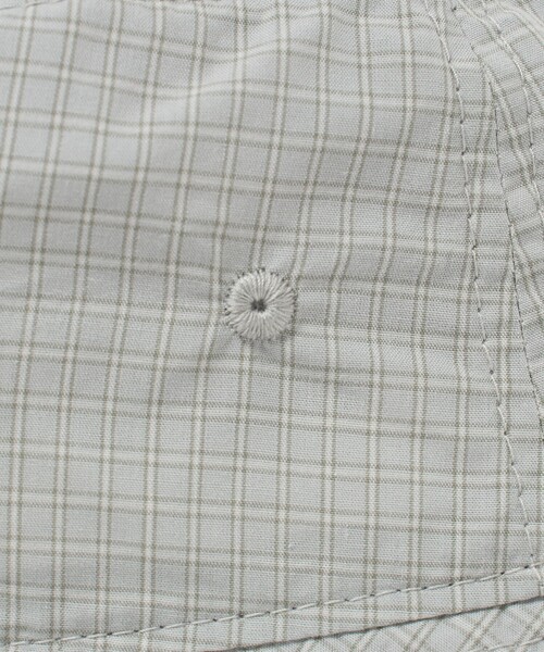 新品未使用【Steven Alan】ニットハット / グレー Steven Alan＞ 60 コンパクトヤーン チェック バケット ハット