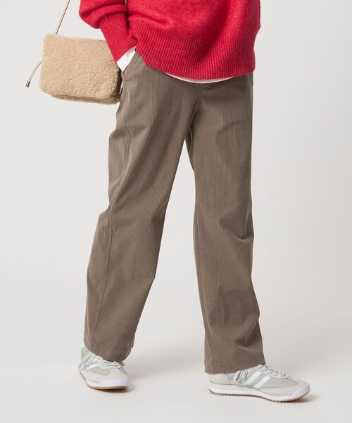 green label relaxing（グリーンレーベルリラクシング）の「［size SHORTあり］オルマイ コール ジャージー パンツ マシンウォッシャブル ストレッチ（その他パンツ・レディース・オフホワイト/ライトブルー/ブラック/モカ/ブラウン系・40/38/36/SHORT）」の10枚目の写真