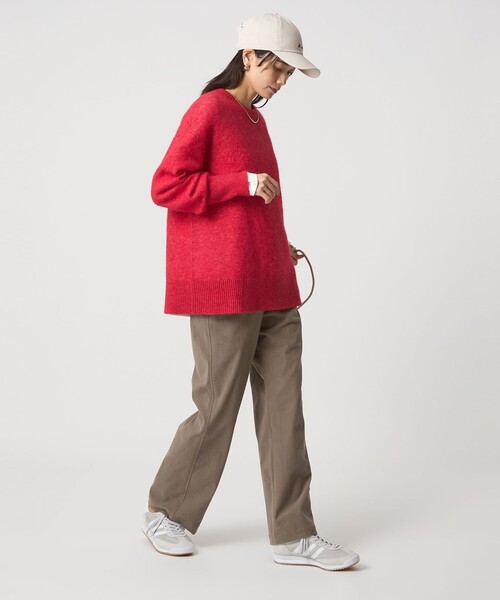 green label relaxing（グリーンレーベルリラクシング）の「［size SHORTあり］オルマイ コール ジャージー パンツ マシンウォッシャブル ストレッチ（その他パンツ・レディース・オフホワイト/ライトブルー/ブラック/モカ/ブラウン系・40/38/36/SHORT）」の12枚目の写真