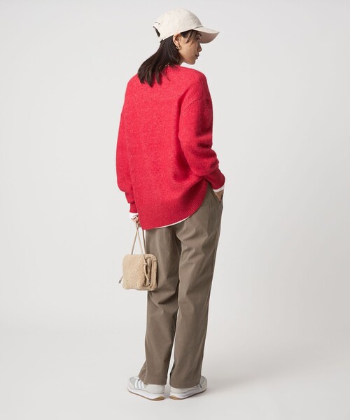 green label relaxing（グリーンレーベルリラクシング）の「［size SHORTあり］オルマイ コール ジャージー パンツ マシンウォッシャブル ストレッチ（その他パンツ・レディース・オフホワイト/ライトブルー/ブラック/モカ/ブラウン系・40/38/36/SHORT）」の13枚目の写真