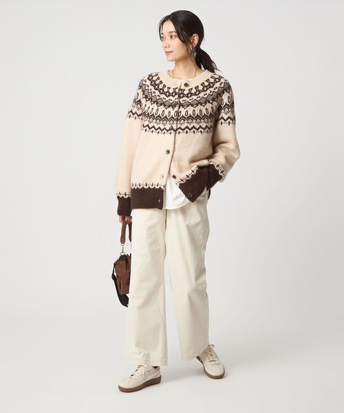 green label relaxing（グリーンレーベルリラクシング）の「［size SHORTあり］オルマイ コール ジャージー パンツ マシンウォッシャブル ストレッチ（その他パンツ・レディース・オフホワイト/ライトブルー/ブラック/モカ/ブラウン系・40/38/36/SHORT）」の14枚目の写真