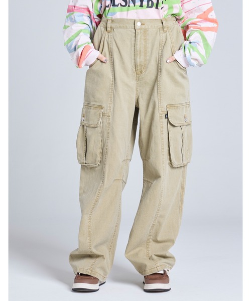Little sunny bite(リトルサニーバイト)の「cargo pants(カーゴパンツ・レディース・ブラック/ベージュ/グレー・SMALL/MEDIUM)」の3枚目の写真
