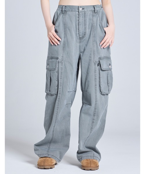 Little sunny bite(リトルサニーバイト)の「cargo pants(カーゴパンツ・レディース・ブラック/ベージュ/グレー・SMALL/MEDIUM)」の1枚目の写真
