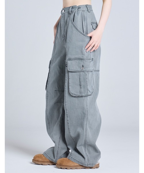 Little sunny bite(リトルサニーバイト)の「cargo pants(カーゴパンツ・レディース・ブラック/ベージュ/グレー・SMALL/MEDIUM)」の15枚目の写真