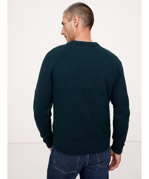 Banana Republic（バナナリパブリック）の「イタリアン メリノブレンド クルーネックセーター（ニット/セーター・メンズ・ブラウン/ブルー/フューシャピンク・S/L/M/XL）」の10枚目の写真