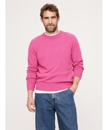 イタリアン メリノブレンド クルーネックセーター