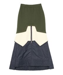 UN3D. | FLEECE DOCKING LAYERED SK【セットアップ着用可能】 / フリースドッキングレイヤードスカートl(スカート)