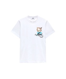 MSGM(�G���G�X�W�[�G��)��MSGM CUTE KITTY �~�j�O���t�B�b�N T�V���c(T�V���c/�J�b�g�\�[)