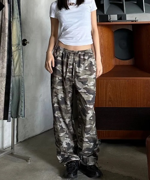 SCULPTOR（スカルプター）の「Camo Linen Cargo Jogger Pants（その他