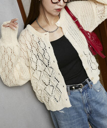 PUBLUX | PUBLUX/パブリュクス パッチワーク 切替 カーディガン　限定展開(カーディガン/ボレロ)