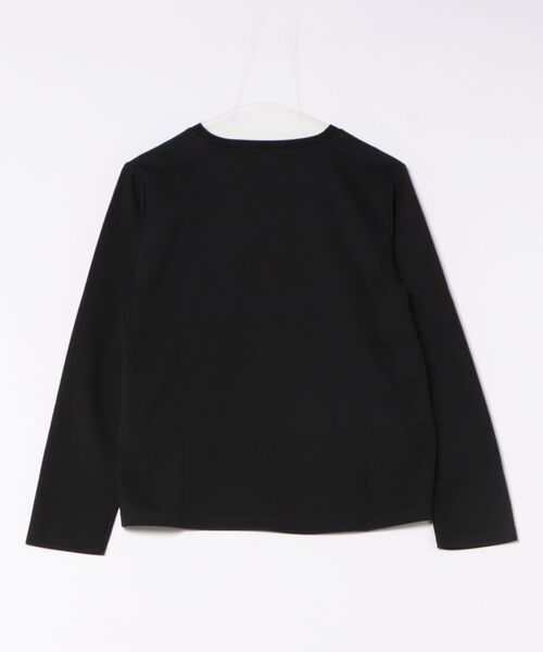 Arnold Palmer（アーノルドパーマー）の「パールロゴ コンパクト ロンT（Tシャツ/カットソー・レディース・ブラック/スモークピンク/アイボリー・S/L/M）」の4枚目の写真