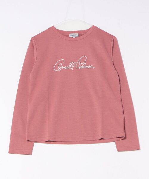 Arnold Palmer（アーノルドパーマー）の「パールロゴ コンパクト ロンT（Tシャツ/カットソー・レディース・ブラック/スモークピンク/アイボリー・S/L/M）」の18枚目の写真