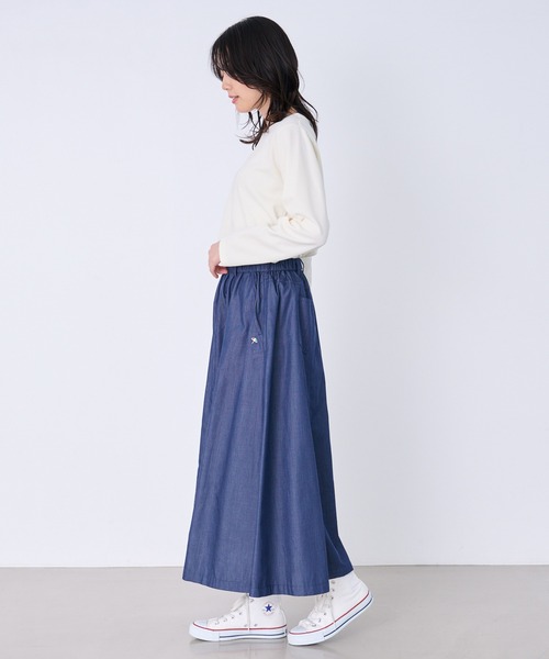 Arnold Palmer（アーノルドパーマー）の「パールロゴ コンパクト ロンT（Tシャツ/カットソー・レディース・ブラック/スモークピンク/アイボリー・S/L/M）」の9枚目の写真