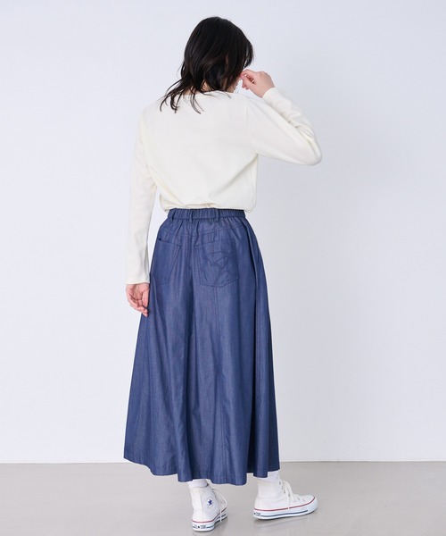 Arnold Palmer（アーノルドパーマー）の「パールロゴ コンパクト ロンT（Tシャツ/カットソー・レディース・ブラック/スモークピンク/アイボリー・S/L/M）」の10枚目の写真