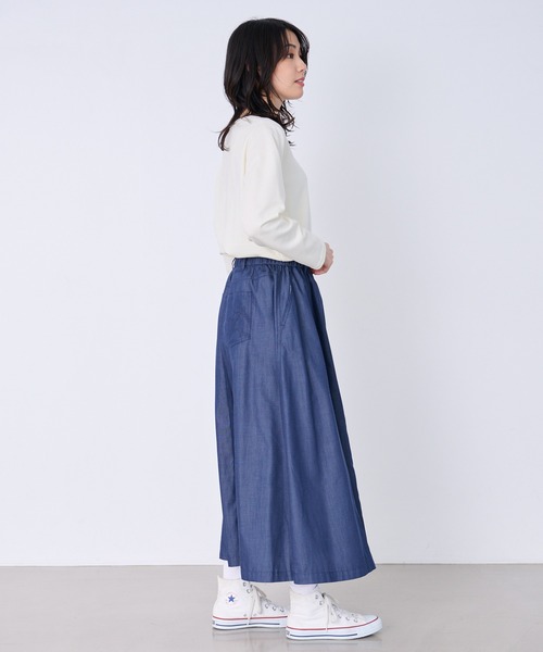 Arnold Palmer（アーノルドパーマー）の「パールロゴ コンパクト ロンT（Tシャツ/カットソー・レディース・ブラック/スモークピンク/アイボリー・S/L/M）」の19枚目の写真