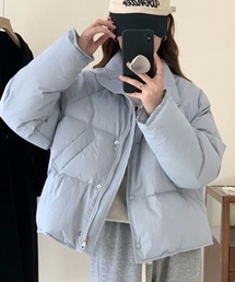 cammie（キャミー）の「スタンドカラー中綿ダウンコート（ダウンジャケット/コート）」