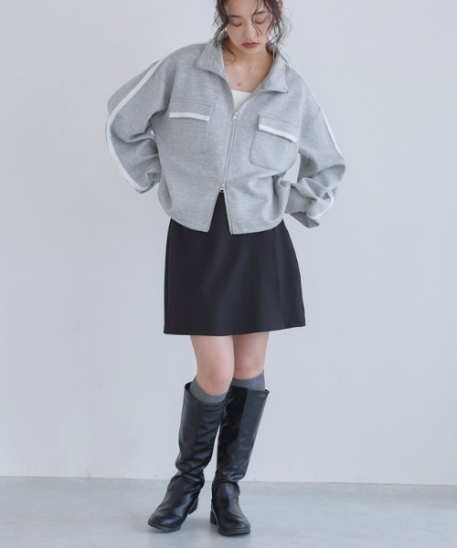 ECLAM(クラム)の「【パンツ付き】ゴールドボタンラップスコート(スカート・レディース・ブラック・L/M)」の20枚目の写真