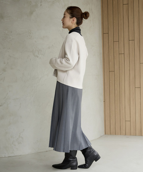 IENA(イエナ)の「《追加》ダブルフェイススナップカーディガン(カーディガン/ボレロ・レディース・ブラック/アイボリー/レッド・FREE)」の21枚目の写真