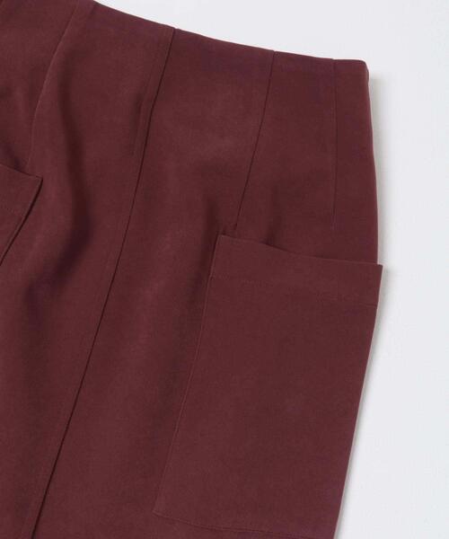 ITEMS URBANRESEARCH（アイテムズ アーバンリサーチ）の「パイルポンチポケットタイトスカート（スカート・レディース・モカ/スミクロ/レッド系その他・FREE）」の9枚目の写真