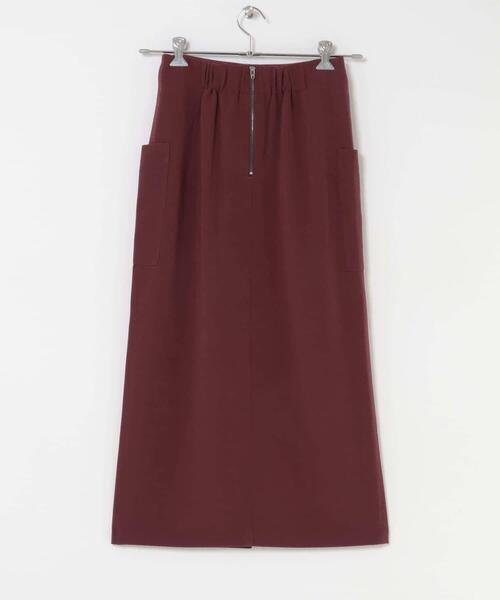 ITEMS URBANRESEARCH（アイテムズ アーバンリサーチ）の「パイルポンチポケットタイトスカート（スカート・レディース・モカ/スミクロ/レッド系その他・FREE）」の8枚目の写真