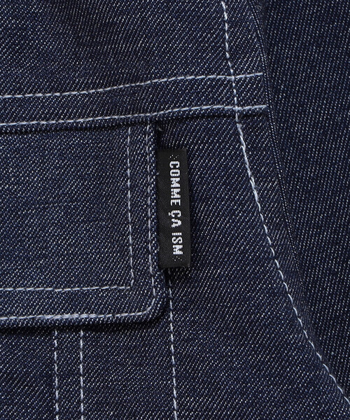 COMME CA ISM(コムサイズム)の「デニムライクストレッチ フード付き ブルゾン(ブルゾン・キッズ・ネイビー・100cm/110cm/150cm/140cm/130cm/120cm)」の11枚目の写真