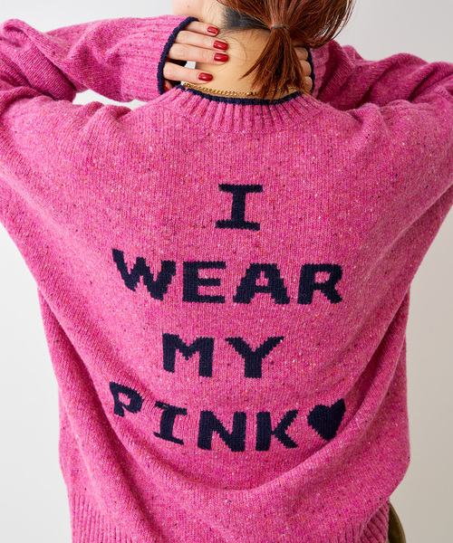 d*n様 Spick and Span 24AW ロゴ インターシャニット Spick and Span 24AW ロゴ インターシャニット